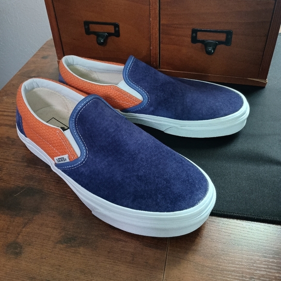Vans Women's Slip-On Shoes - Purple and Orange_8 - Picture 8 of 9